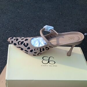 Leopard Print Women's Heels